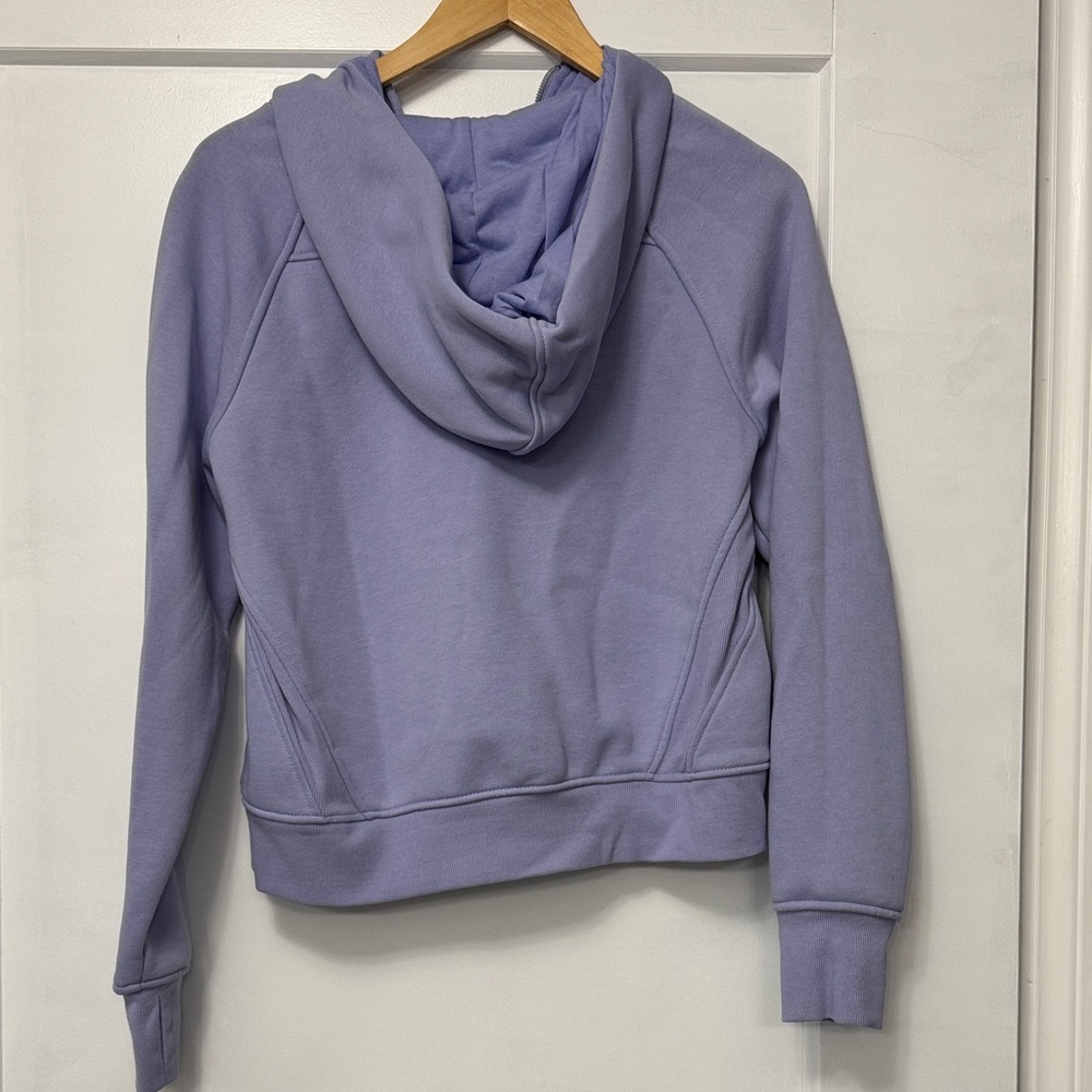 Danskin Women's Light Purple Short Hoodie Sweatershirt - Picture 5 of 6